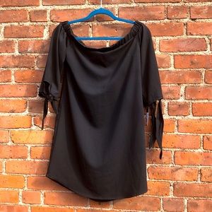 Mossimo target black off shoulder dress Small